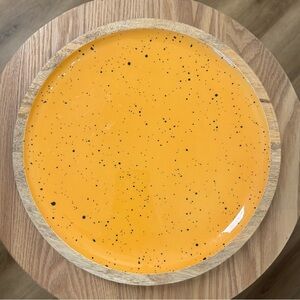 Yellow Speckled Serve Tray